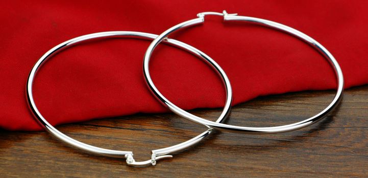 Sterling Silver Hoops