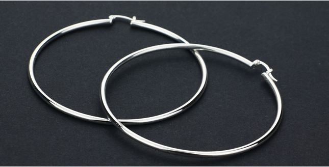 Sterling Silver Hoops