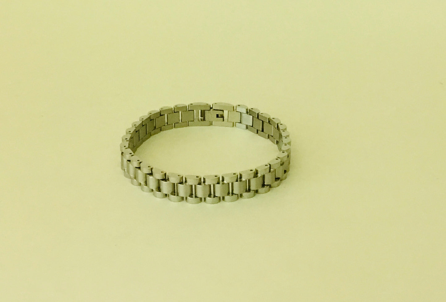 Silver 10MM Stainless Steel Bracelet