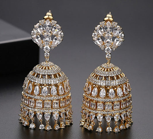 Round Crystal Earrings