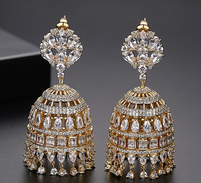 Round Crystal Earrings